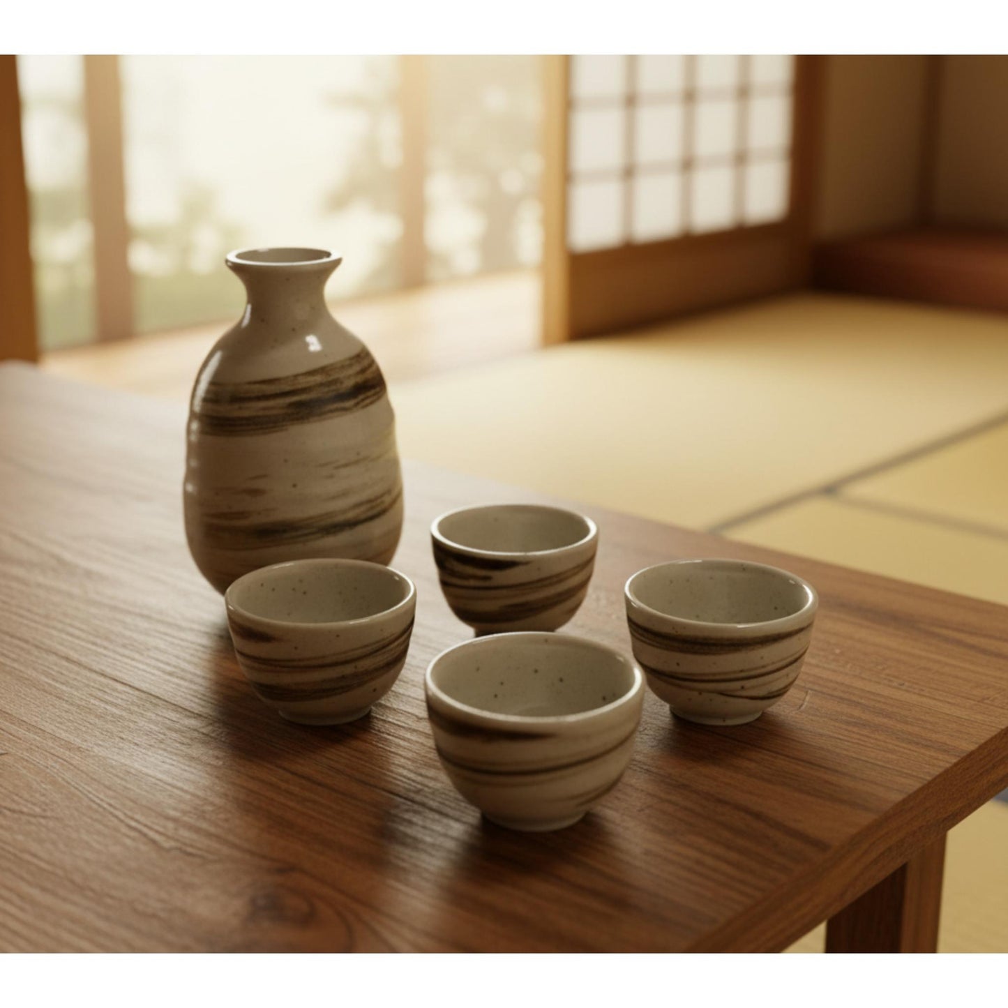 SET POUR SAKÉ - 2 COULEURS