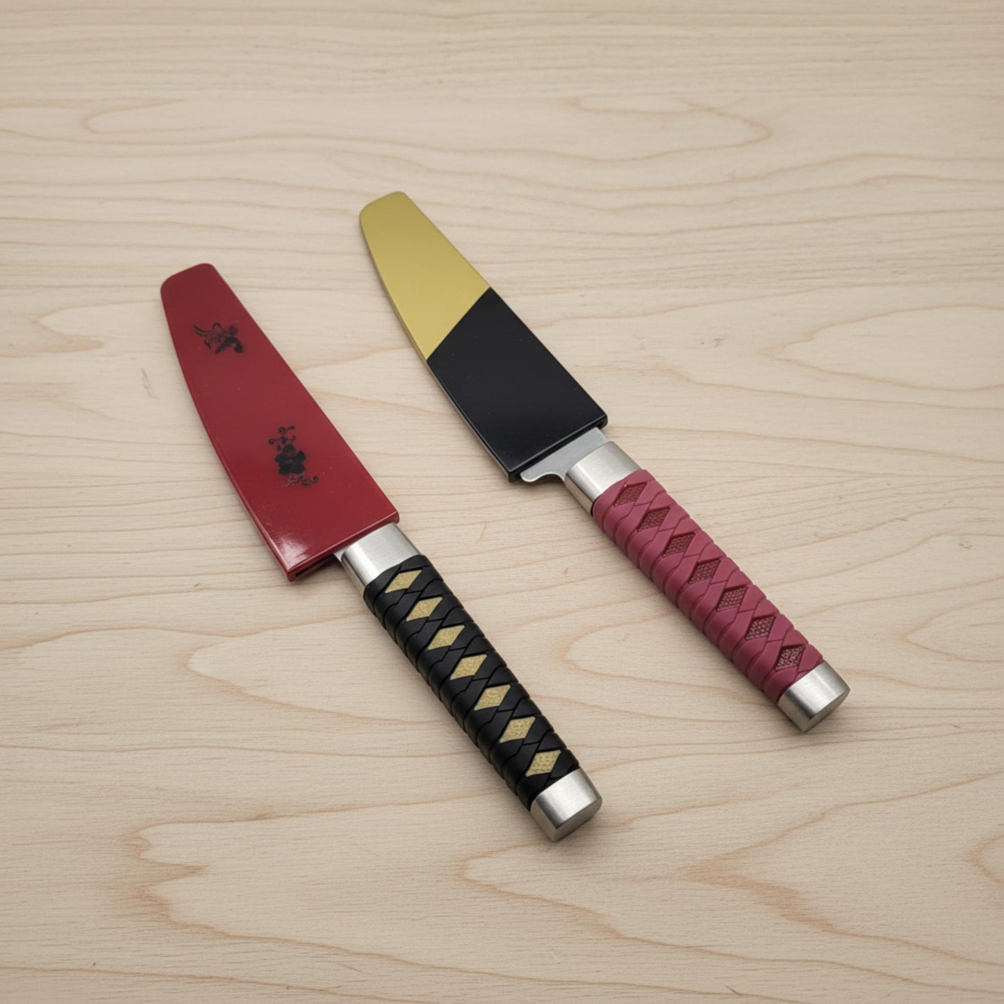 "Soul of the Samurai" Collection: Exceptional Japanese Knives with Protective Sheaths