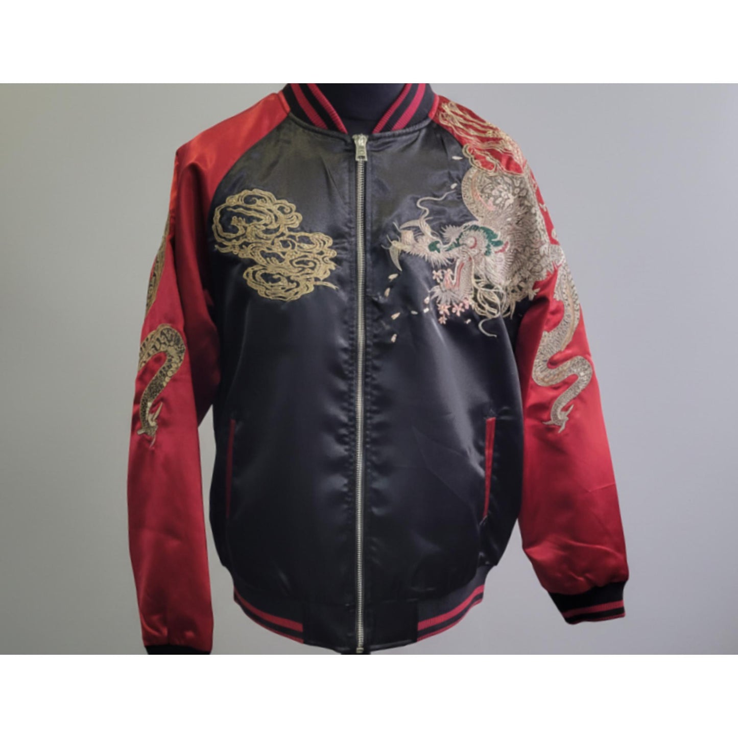 Sukajan Dragon Impérial – Rouge Crimson & Noir