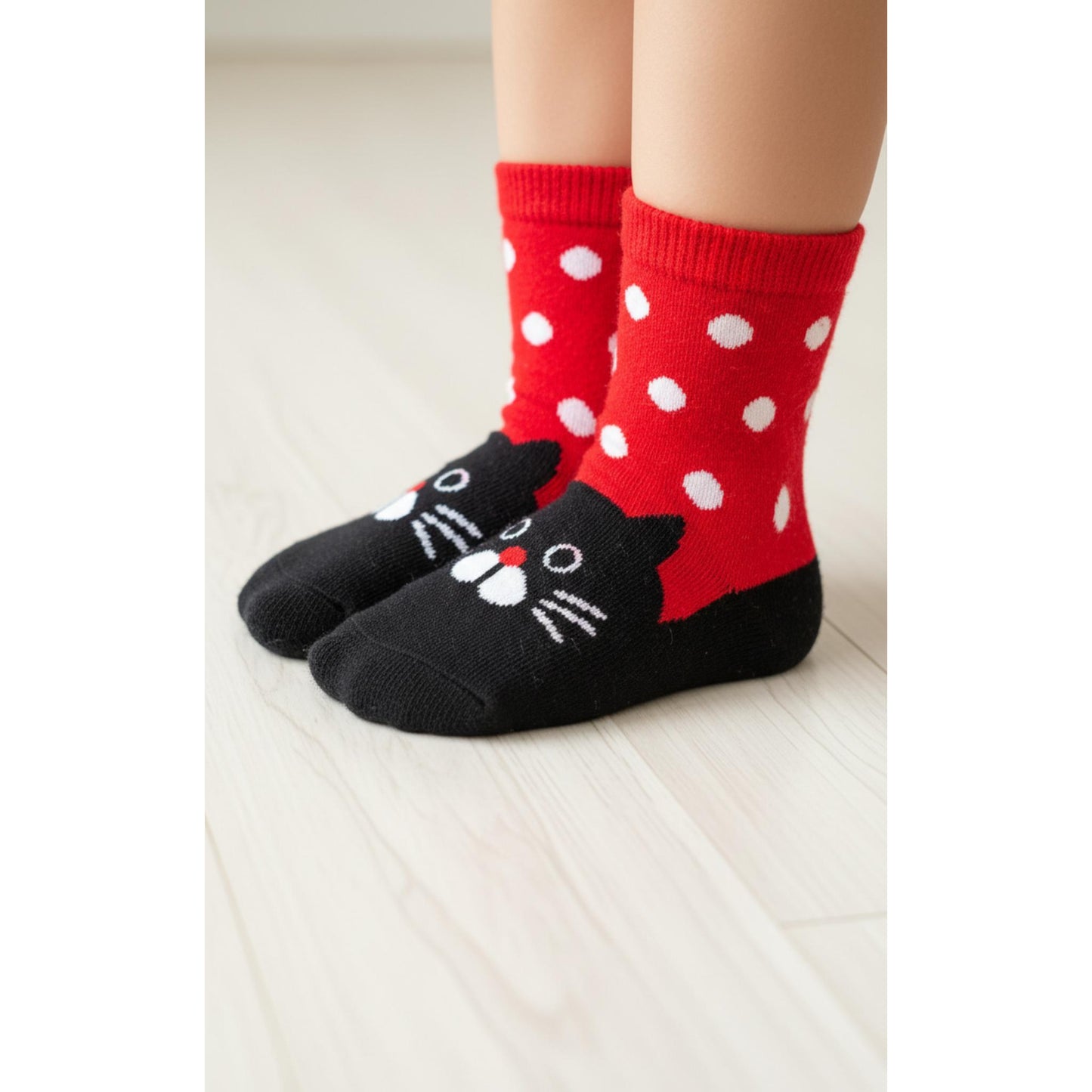 CHAUSSETTES ENFANT CHAT - Taille 19-24cm
